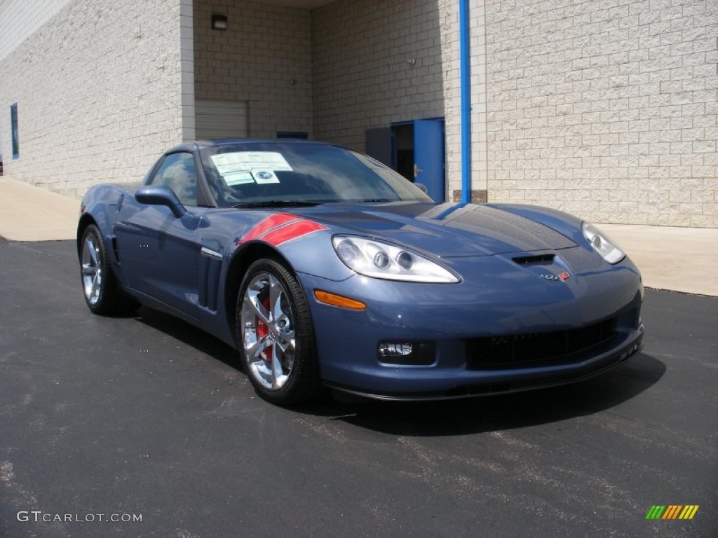 Supersonic Blue Metallic 2012 Chevrolet Corvette Grand Sport Coupe Exterior Photo #58054647