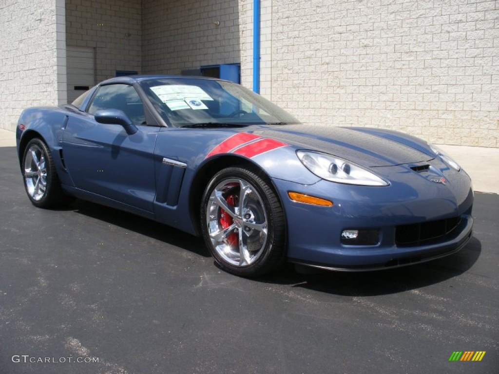 Supersonic Blue Metallic 2012 Chevrolet Corvette Grand Sport Coupe Exterior Photo #58054674