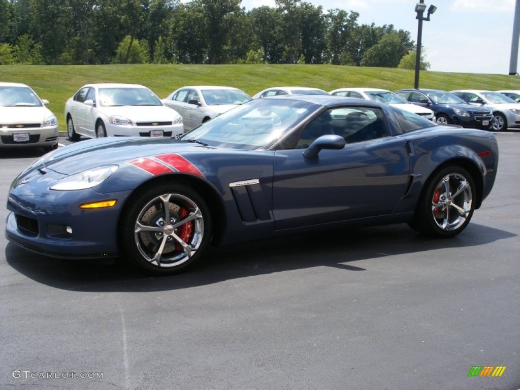 Supersonic Blue Metallic 2012 Chevrolet Corvette Grand Sport Coupe Exterior Photo #58054699