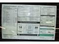2012 BMW M3 Coupe Window Sticker