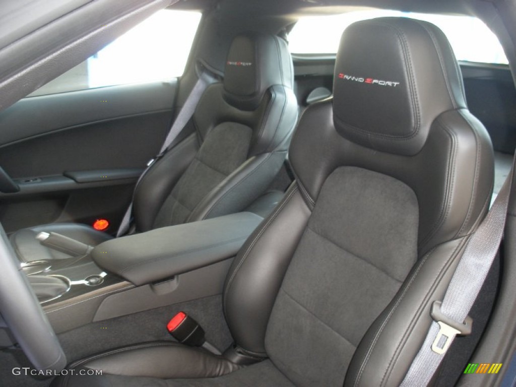 Ebony Interior 2012 Chevrolet Corvette Grand Sport Coupe Photo #58054773
