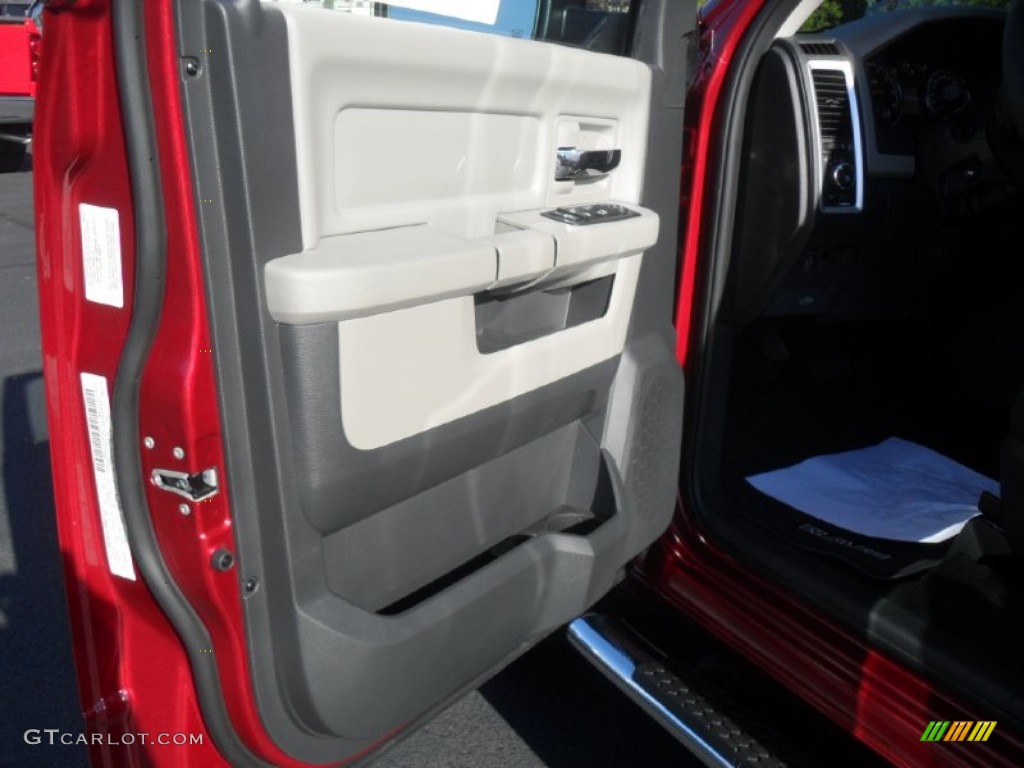 2012 Ram 1500 Lone Star Crew Cab - Deep Cherry Red Crystal Pearl / Dark Slate Gray/Medium Graystone photo #9