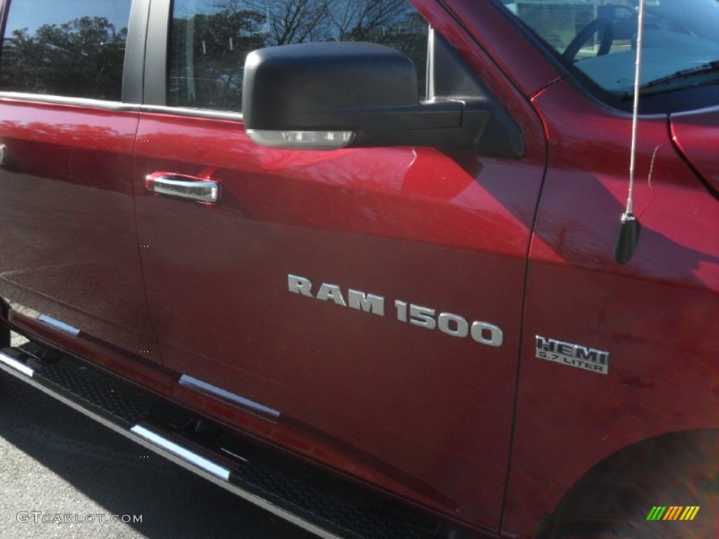 2012 Ram 1500 Lone Star Crew Cab - Deep Cherry Red Crystal Pearl / Dark Slate Gray/Medium Graystone photo #21