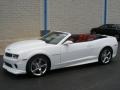 2011 Summit White Chevrolet Camaro SS/RS Convertible  photo #17