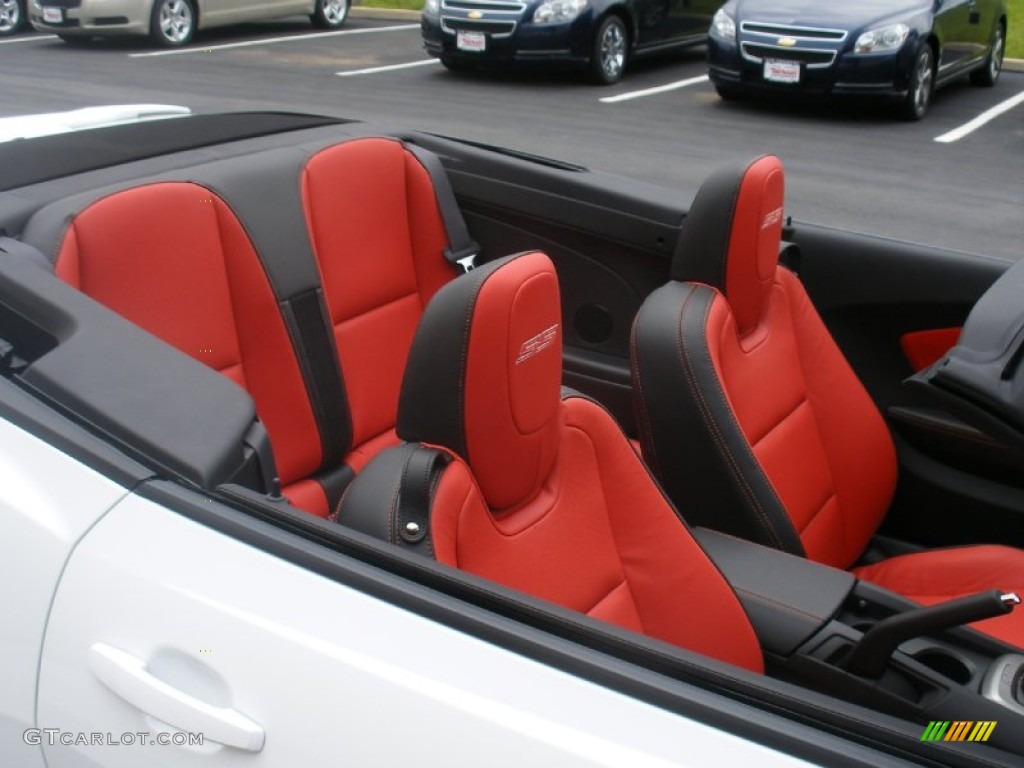Inferno Orange/Black Interior 2011 Chevrolet Camaro SS/RS Convertible Photo #58055602