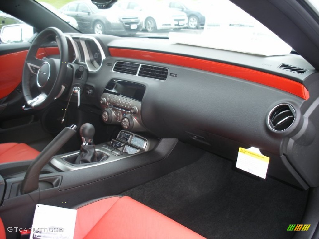 2011 Chevrolet Camaro SS/RS Convertible Inferno Orange/Black Dashboard Photo #58055635