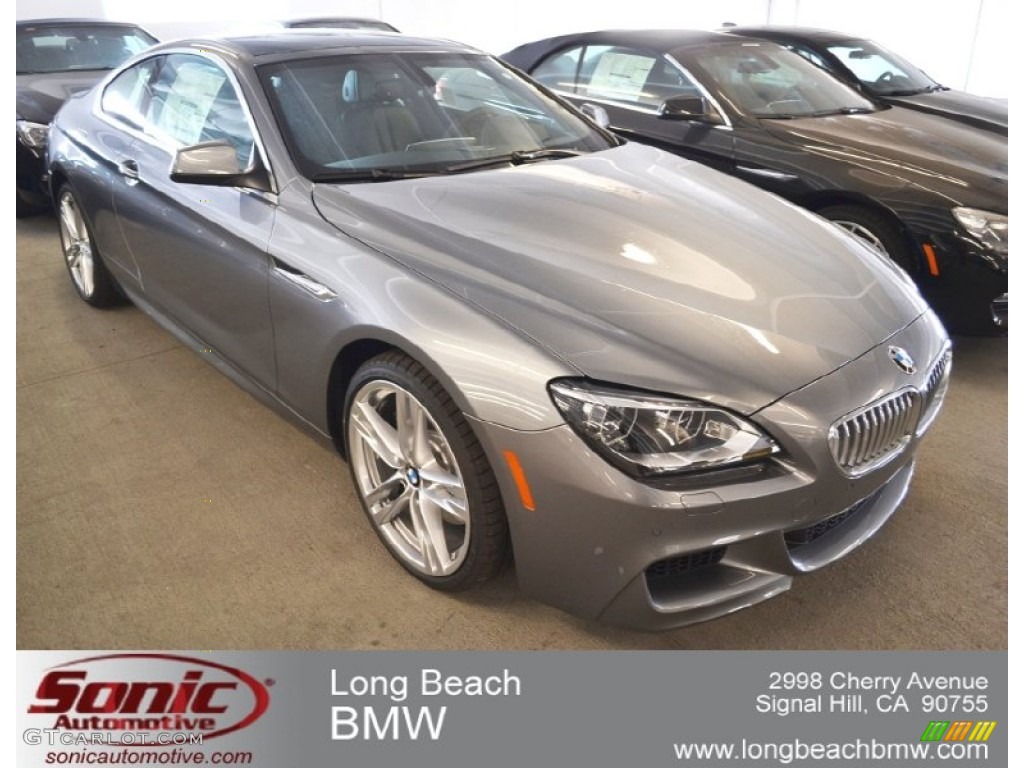 2012 6 Series 650i Coupe - Space Gray Metallic / Black Nappa Leather photo #1