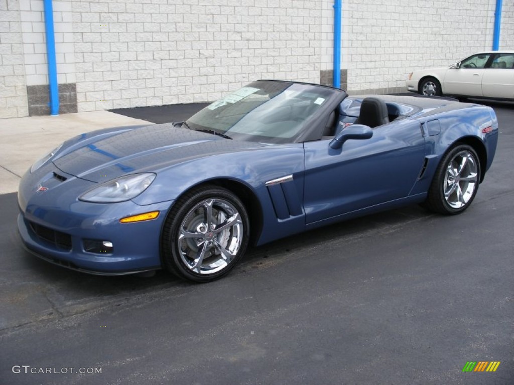 2011 Corvette Grand Sport Convertible - Supersonic Blue Metallic / Ebony Black photo #8