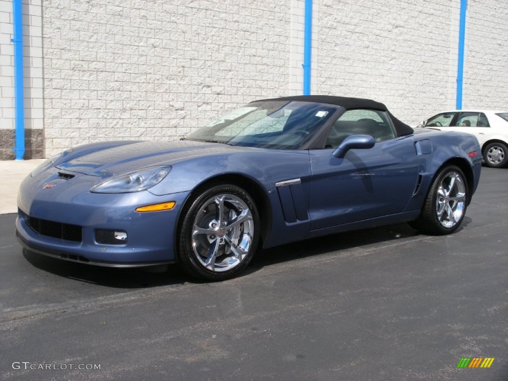 Supersonic Blue Metallic 2011 Chevrolet Corvette Grand Sport Convertible Exterior Photo #58055872