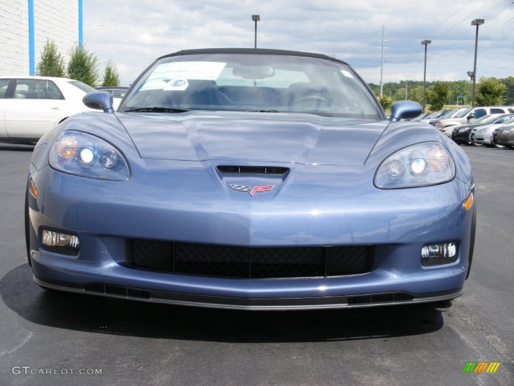 Supersonic Blue Metallic 2011 Chevrolet Corvette Grand Sport Convertible Exterior Photo #58055881