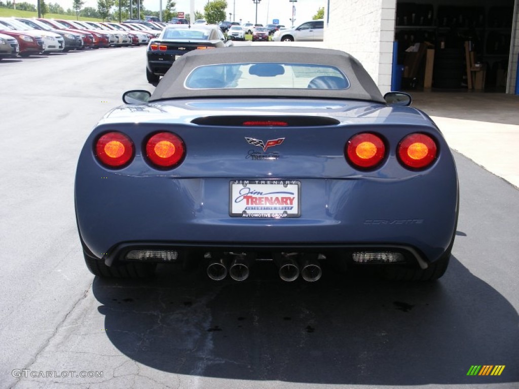 2011 Corvette Grand Sport Convertible - Supersonic Blue Metallic / Ebony Black photo #11