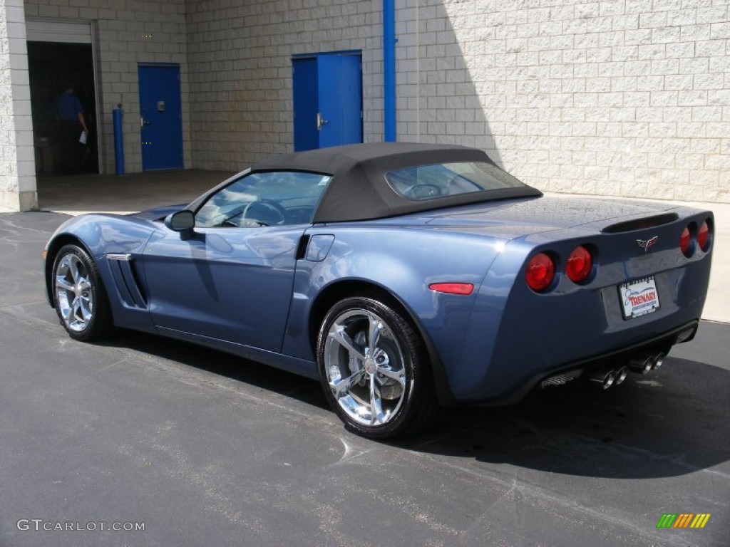 2011 Corvette Grand Sport Convertible - Supersonic Blue Metallic / Ebony Black photo #12