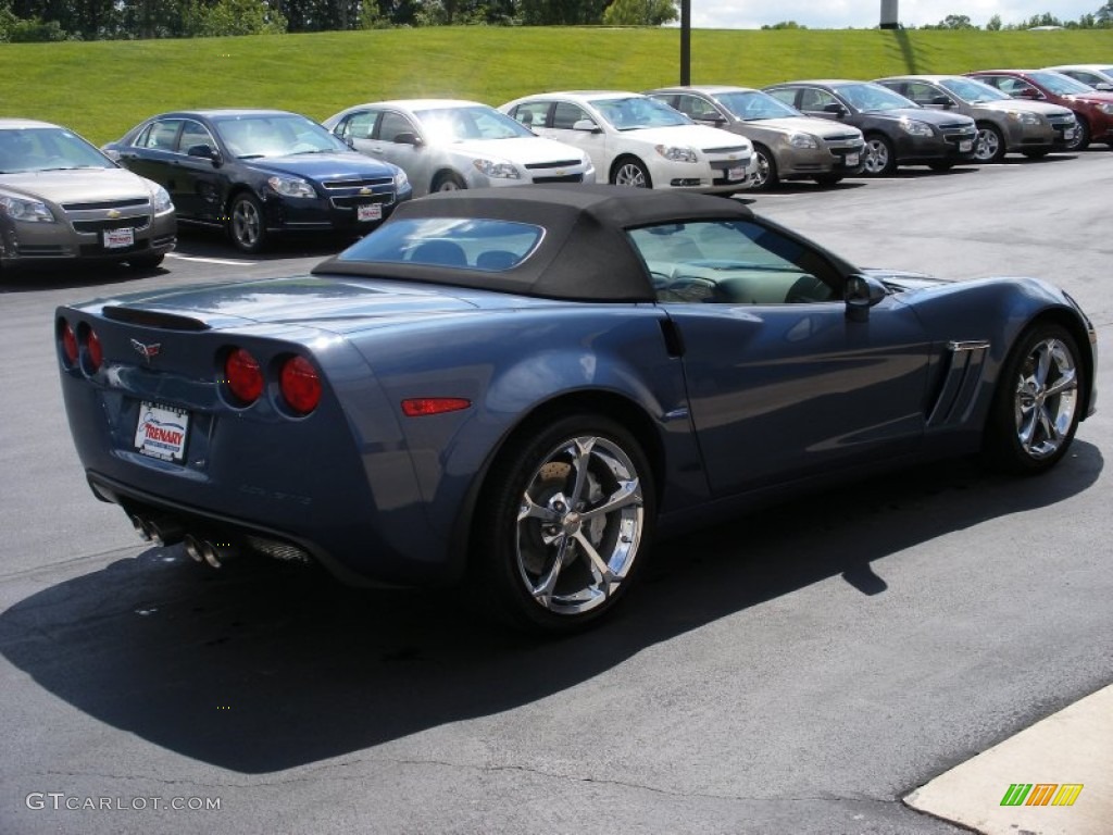 2011 Corvette Grand Sport Convertible - Supersonic Blue Metallic / Ebony Black photo #13