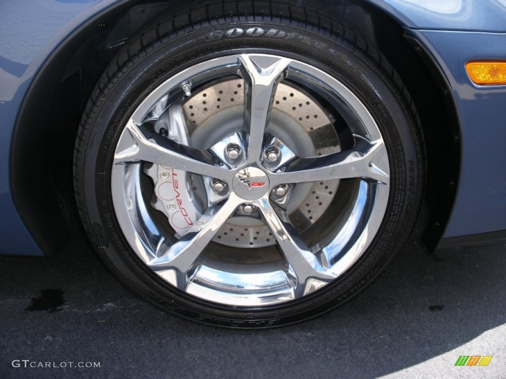 2011 Corvette Grand Sport Convertible - Supersonic Blue Metallic / Ebony Black photo #32