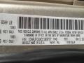 PWL: White Gold Metallic 2012 Jeep Grand Cherokee Overland 4x4 Color Code