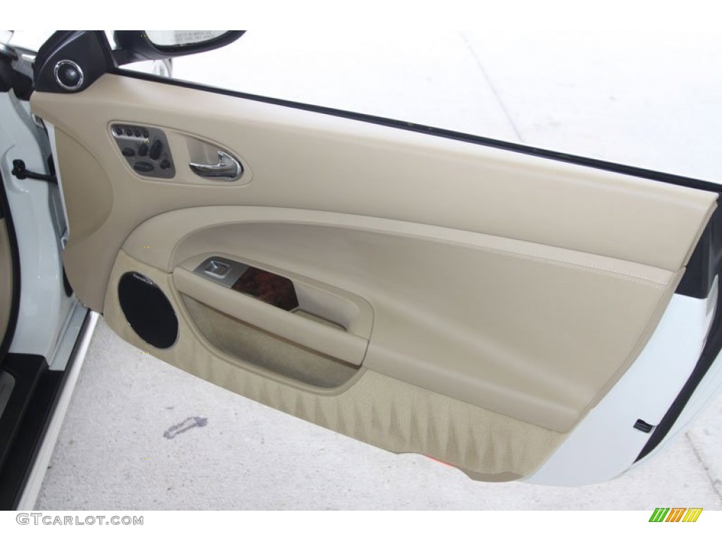 2009 Jaguar XK XK8 Coupe Caramel Door Panel Photo #58056637