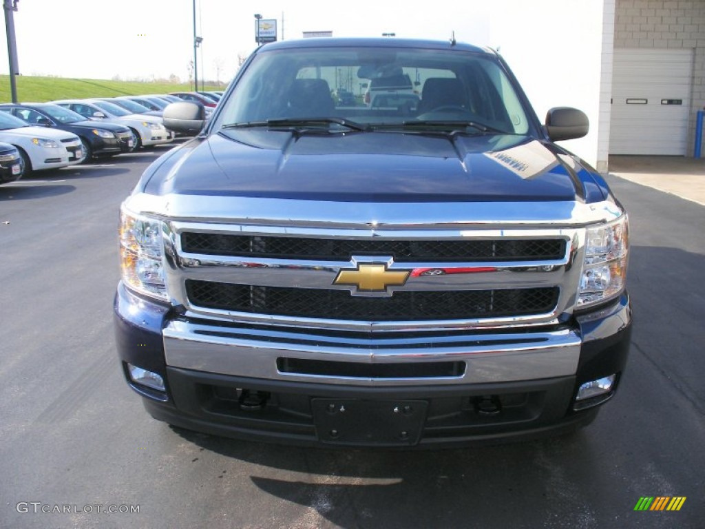 2011 Silverado 1500 LT Crew Cab 4x4 - Imperial Blue Metallic / Ebony photo #13