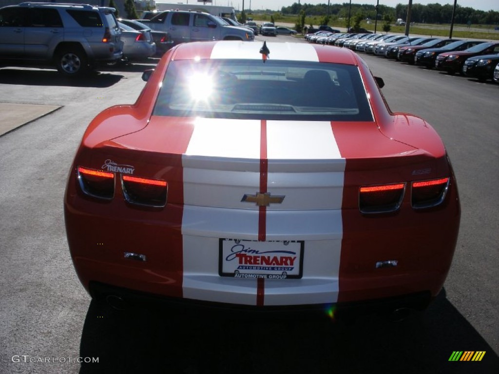 2010 Camaro SS Coupe Indianapolis 500 Pace Car Special Edition - Inferno Orange Metallic / Black/Inferno Orange photo #13