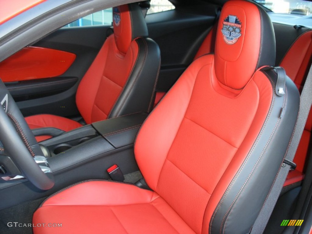 2010 Camaro SS Coupe Indianapolis 500 Pace Car Special Edition - Inferno Orange Metallic / Black/Inferno Orange photo #21