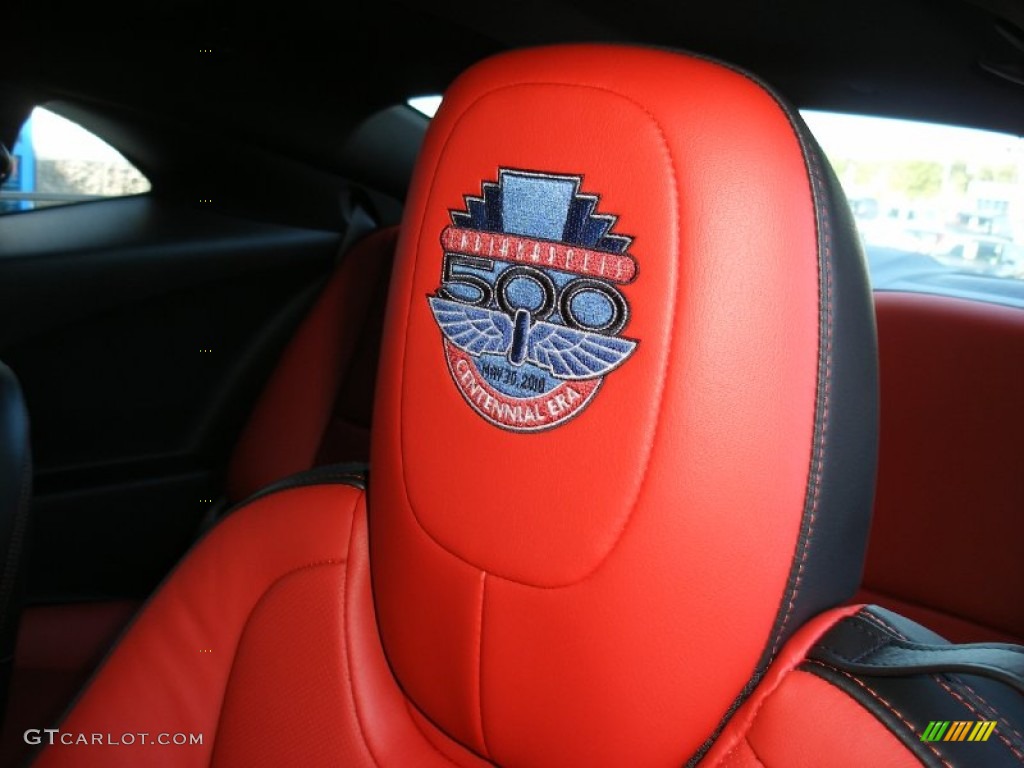 2010 Camaro SS Coupe Indianapolis 500 Pace Car Special Edition - Inferno Orange Metallic / Black/Inferno Orange photo #25