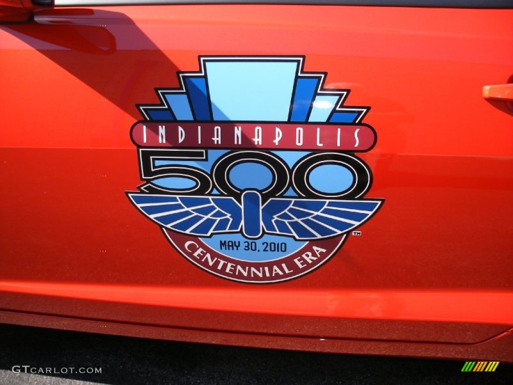 2010 Camaro SS Coupe Indianapolis 500 Pace Car Special Edition - Inferno Orange Metallic / Black/Inferno Orange photo #32