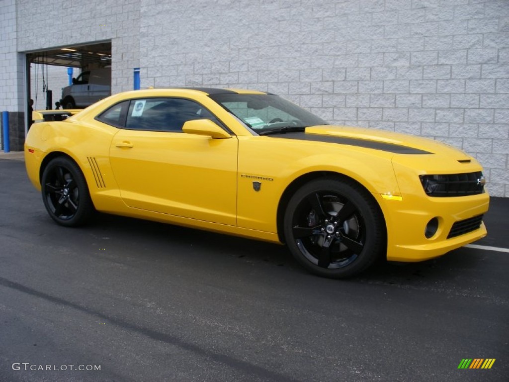 Rally Yellow 2012 Chevrolet Camaro SS Coupe Transformers Special Edition Exterior Photo #58057624