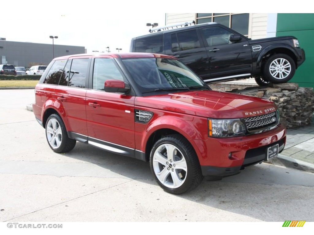 Firenze Red Metallic 2012 Land Rover Range Rover Sport HSE LUX Exterior Photo #58057630
