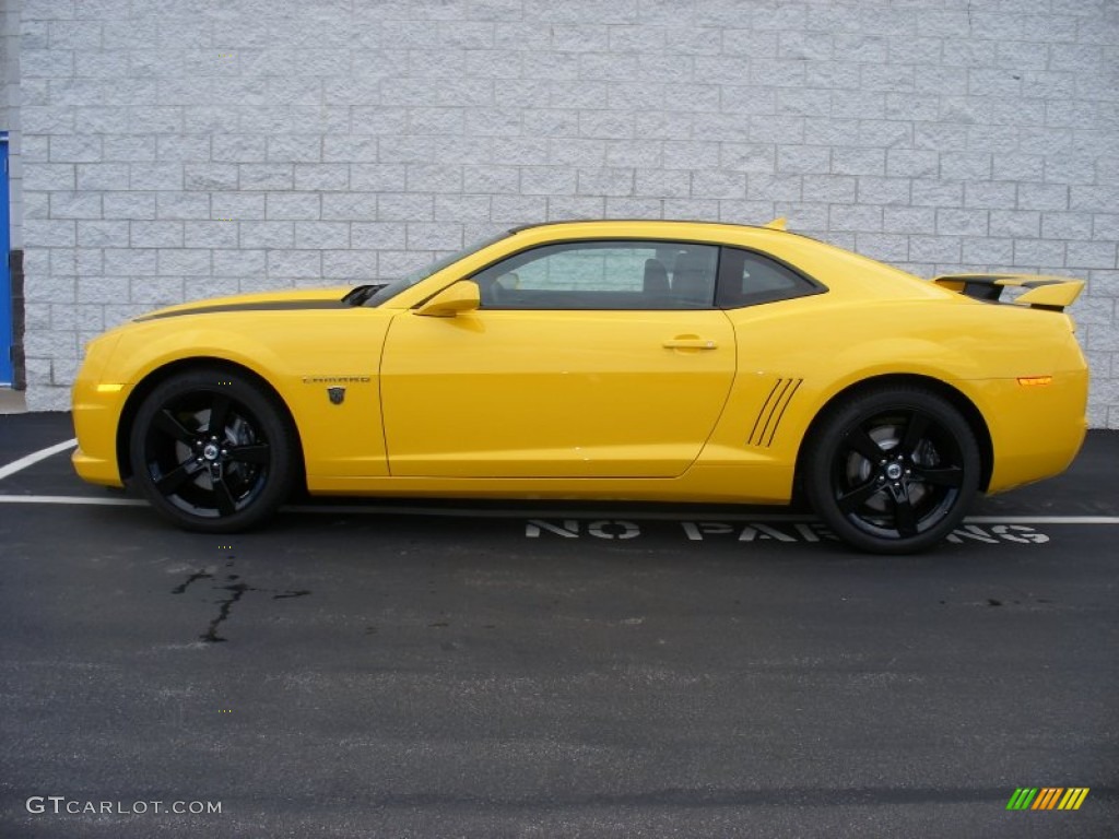 2012 Camaro SS Coupe Transformers Special Edition - Rally Yellow / Jet Black photo #3