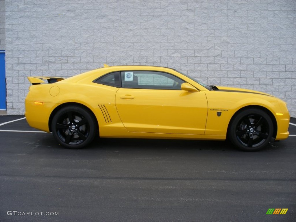 Rally Yellow 2012 Chevrolet Camaro SS Coupe Transformers Special Edition Exterior Photo #58057639