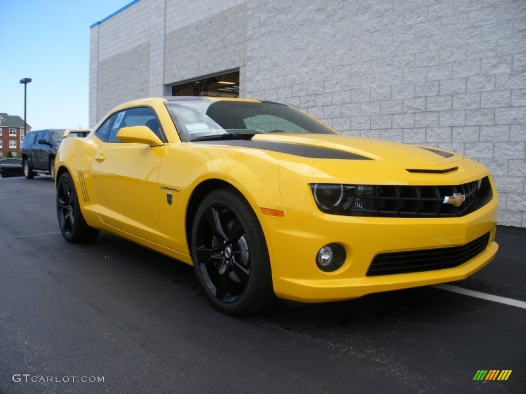 Rally Yellow 2012 Chevrolet Camaro SS Coupe Transformers Special Edition Exterior Photo #58057705