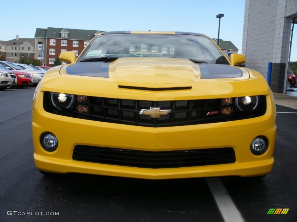 2012 Camaro SS Coupe Transformers Special Edition - Rally Yellow / Jet Black photo #13