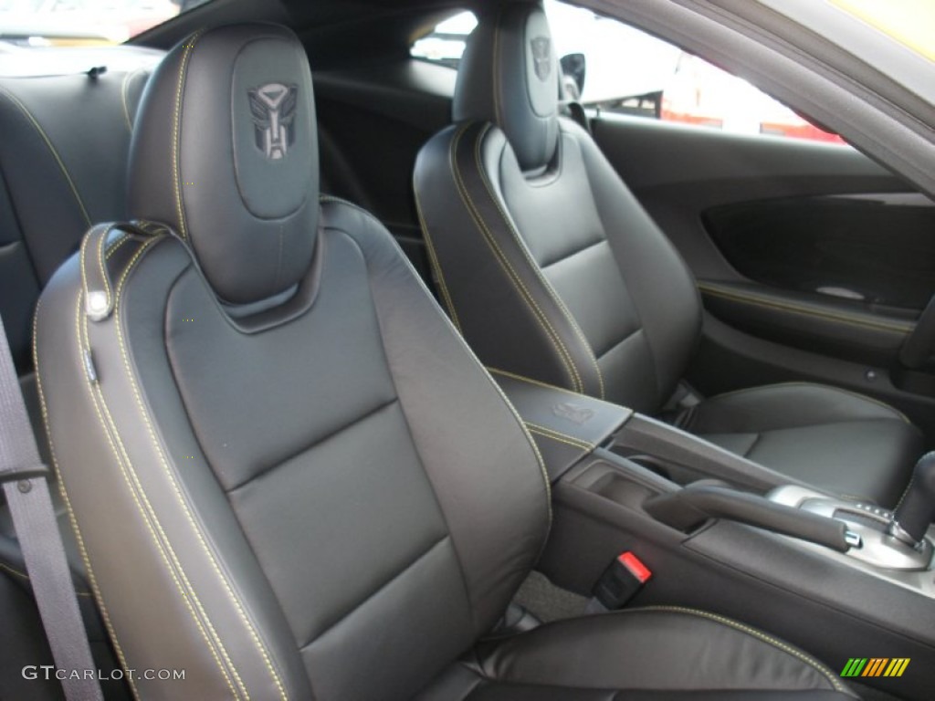 Jet Black Interior 2012 Chevrolet Camaro SS Coupe Transformers Special Edition Photo #58057841