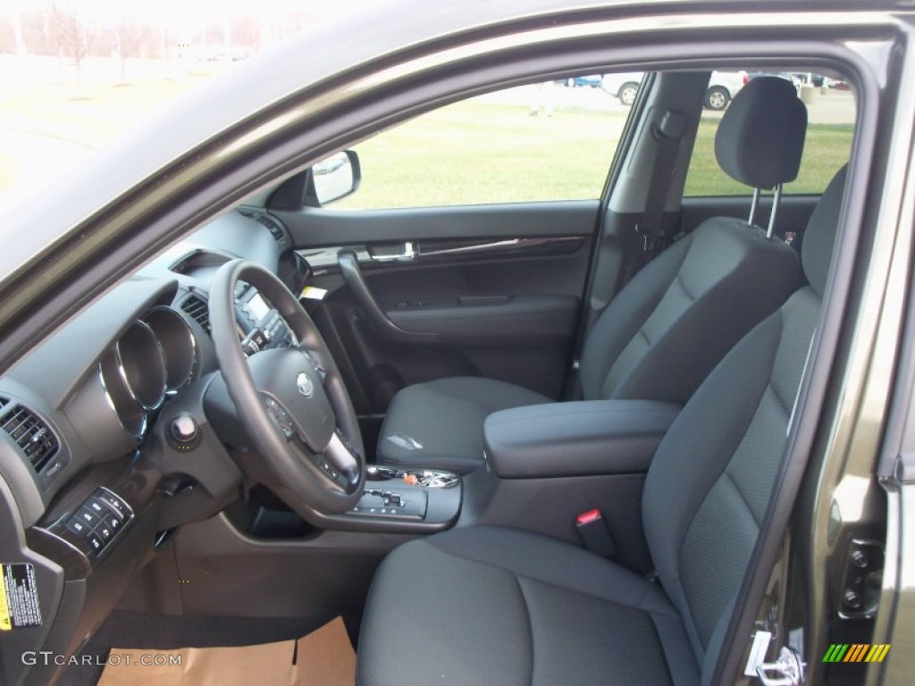 Black Interior 2012 Kia Sorento LX AWD Photo #58058171