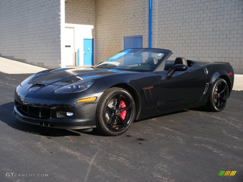 Carbon Flash Metallic 2012 Chevrolet Corvette Centennial Edition Grand Sport Convertible Exterior Photo #58058310