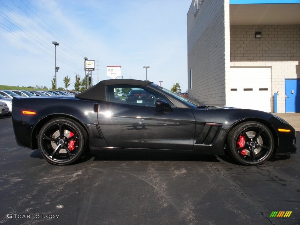 Carbon Flash Metallic 2012 Chevrolet Corvette Centennial Edition Grand Sport Convertible Exterior Photo #58058319