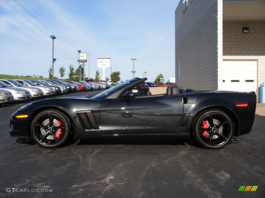 Carbon Flash Metallic 2012 Chevrolet Corvette Centennial Edition Grand Sport Convertible Exterior Photo #58058334