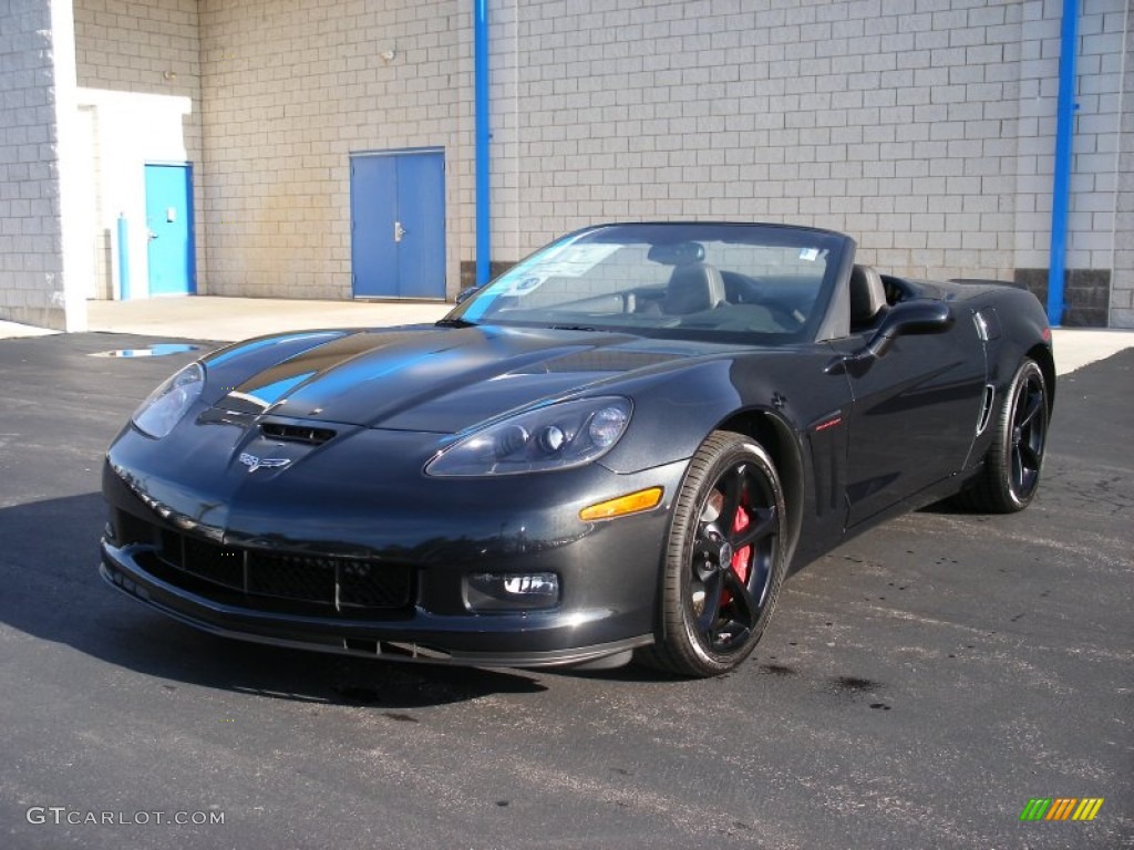 Carbon Flash Metallic 2012 Chevrolet Corvette Centennial Edition Grand Sport Convertible Exterior Photo #58058352