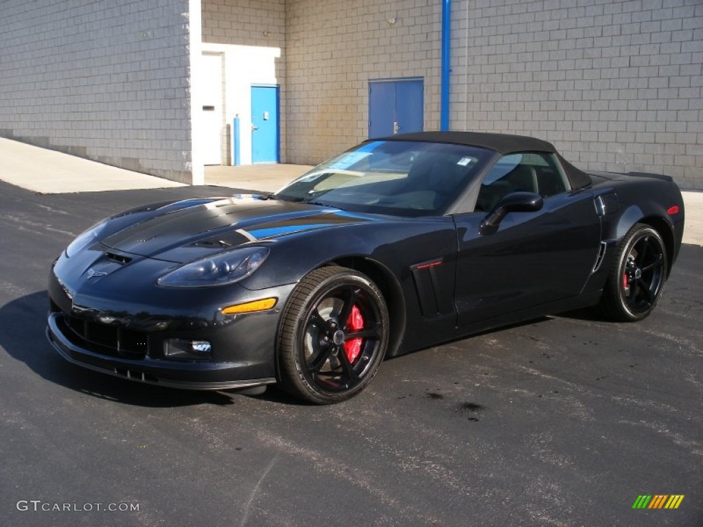 Carbon Flash Metallic 2012 Chevrolet Corvette Centennial Edition Grand Sport Convertible Exterior Photo #58058360