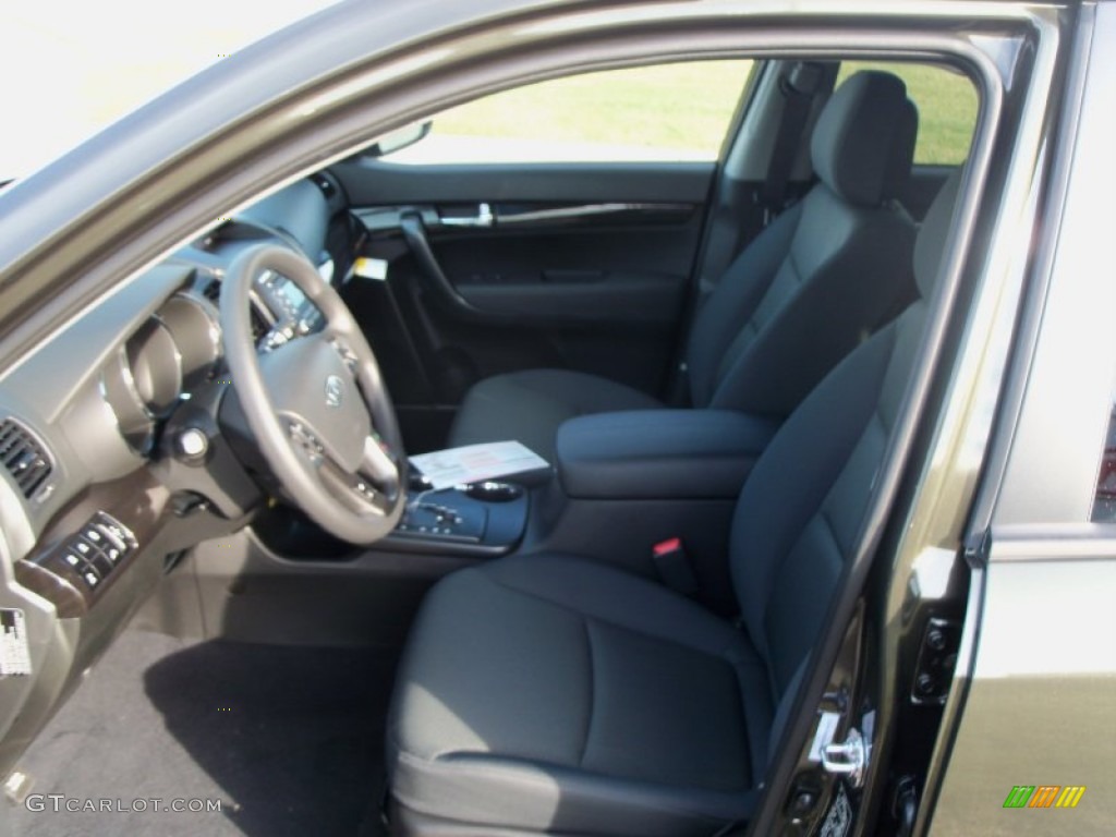 2012 Sorento LX AWD - Tuscan Olive / Black photo #9