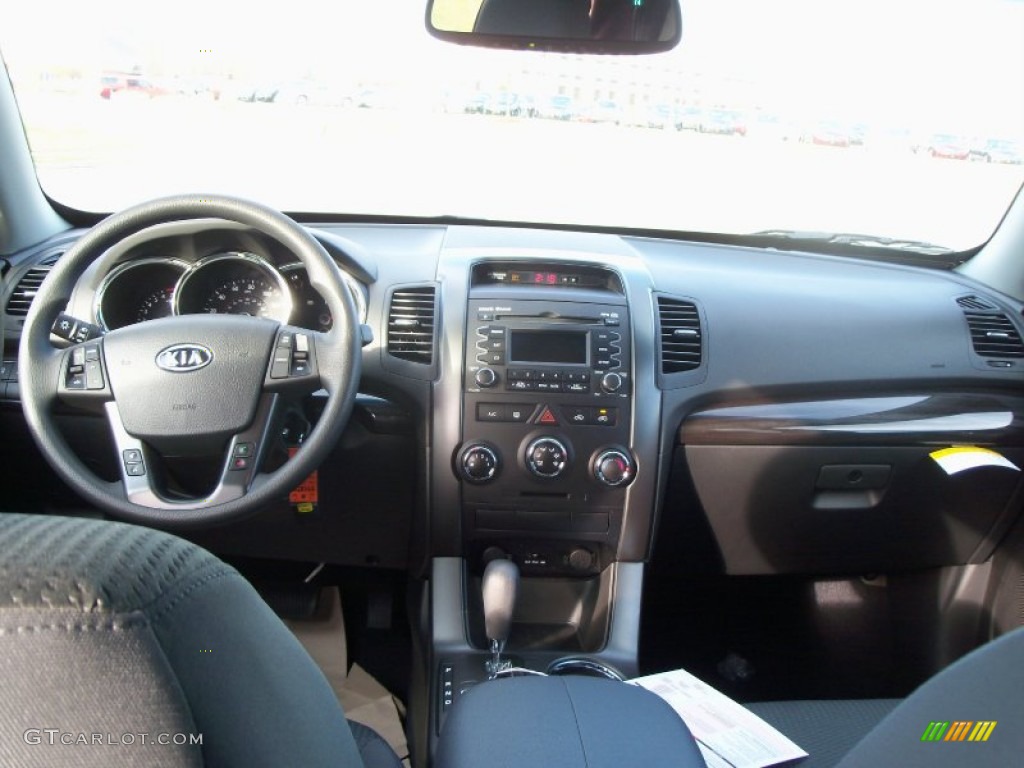 2012 Sorento LX AWD - Tuscan Olive / Black photo #11