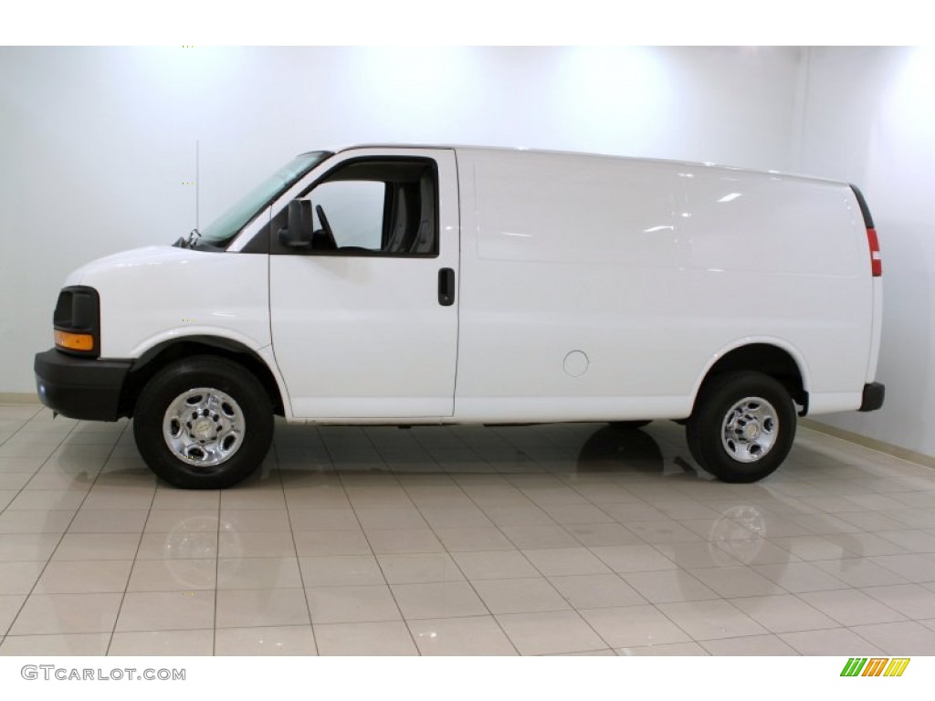 Summit White 2011 Chevrolet Express 2500 Work Van Exterior Photo #58058442