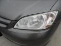 2004 Magnesium Metallic Honda Civic EX Sedan  photo #9