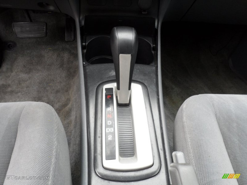 2004 Civic EX Sedan - Magnesium Metallic / Gray photo #33