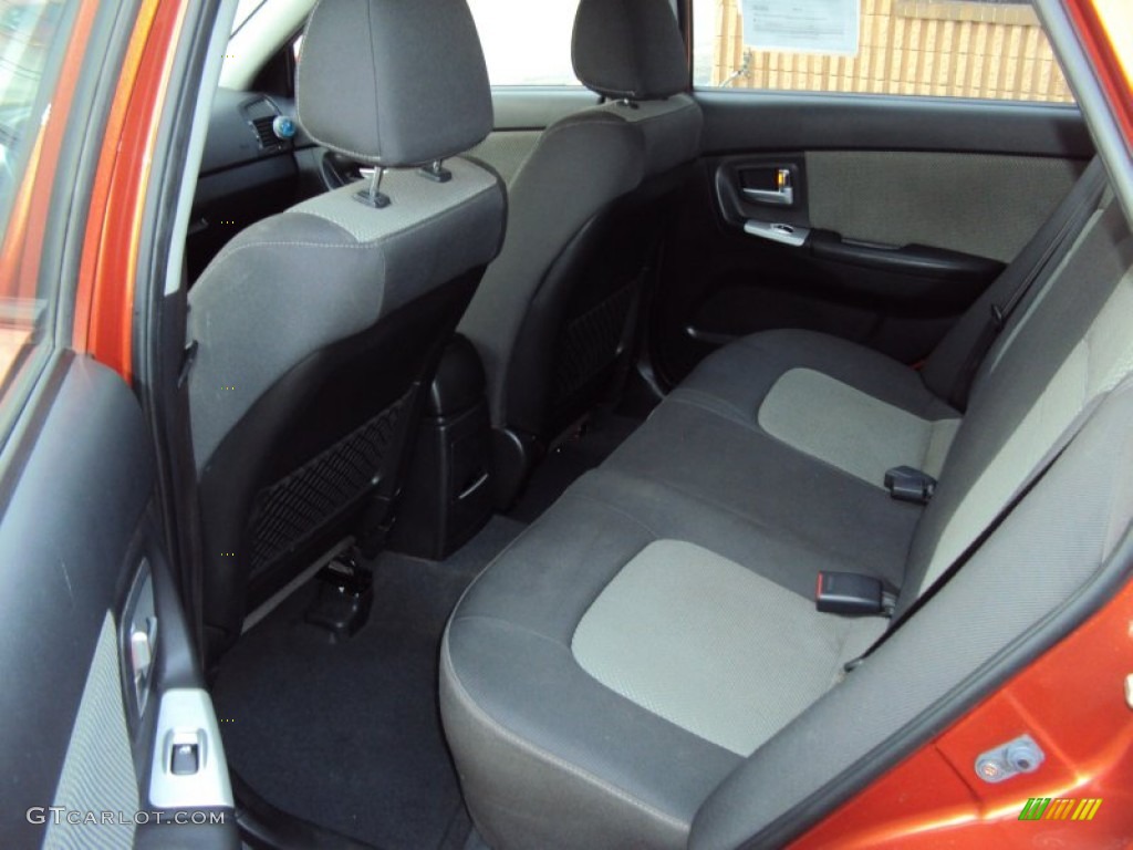 Black Interior 2009 Kia Spectra 5 SX Wagon Photo #58062788