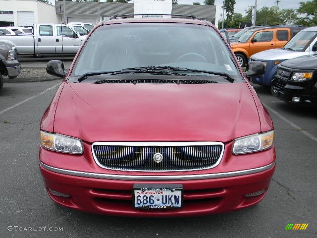 1996 Town & Country LX - Candy Apple Red Metallic / Gray photo #3