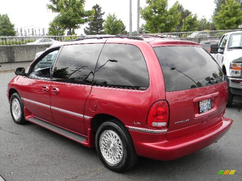 1996 Town & Country LX - Candy Apple Red Metallic / Gray photo #4