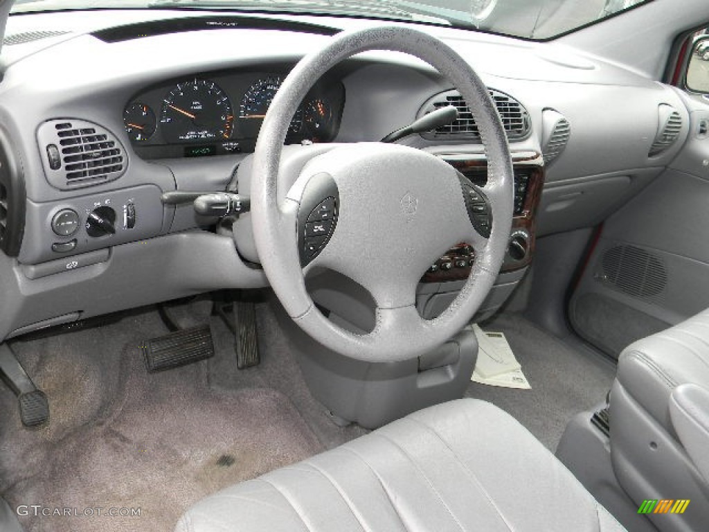 1996 Chrysler Town & Country LX Gray Dashboard Photo #58063085