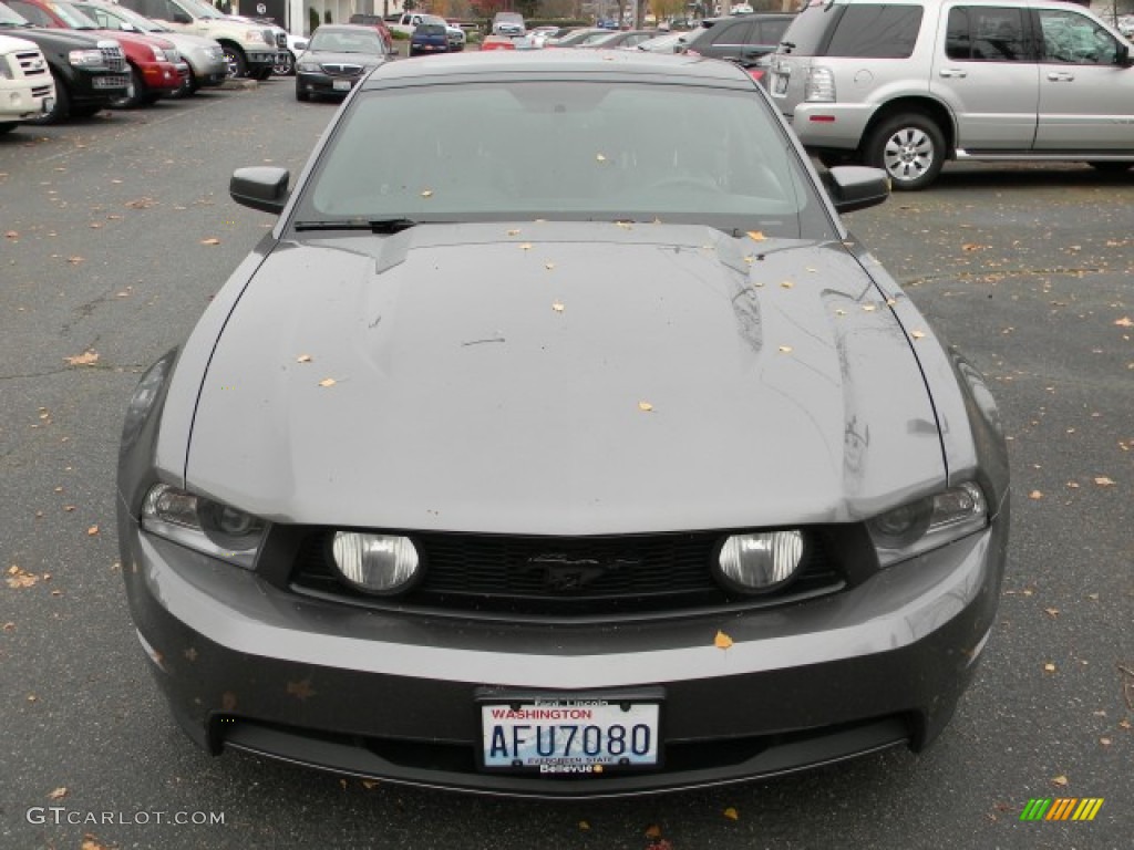 2010 Mustang GT Premium Coupe - Sterling Grey Metallic / Charcoal Black/Cashmere photo #3