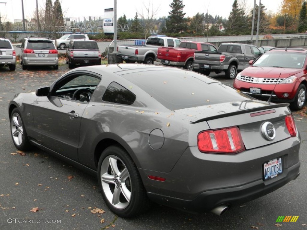2010 Mustang GT Premium Coupe - Sterling Grey Metallic / Charcoal Black/Cashmere photo #4