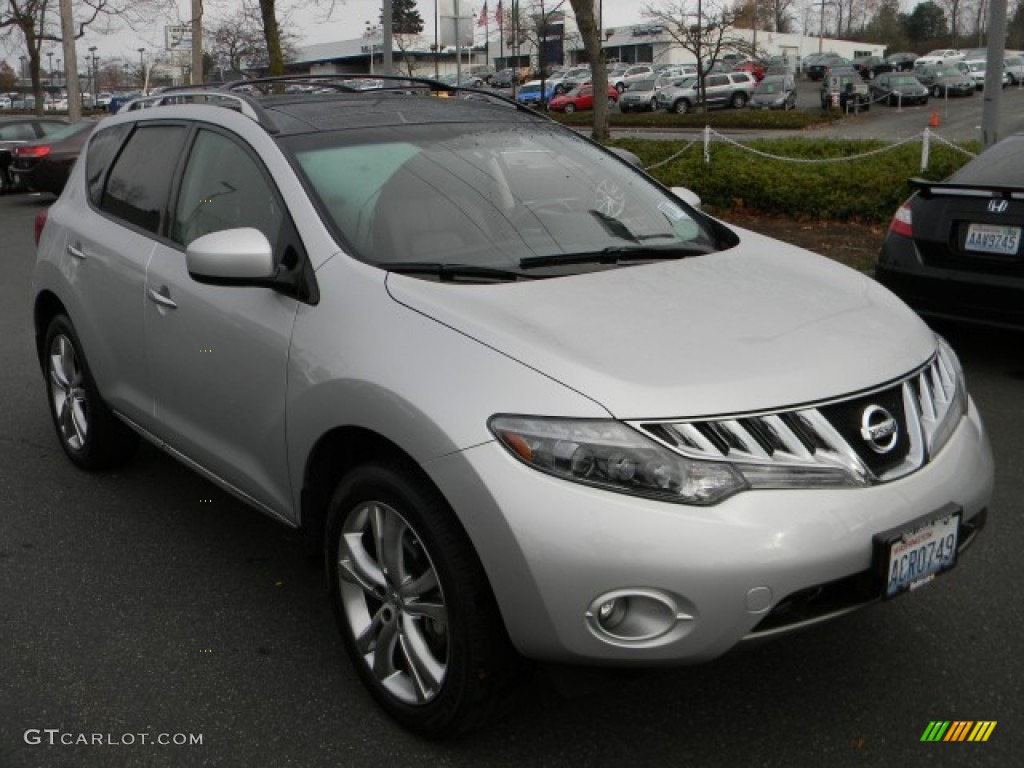 2009 Murano LE AWD - Brilliant Silver Metallic / Black photo #2